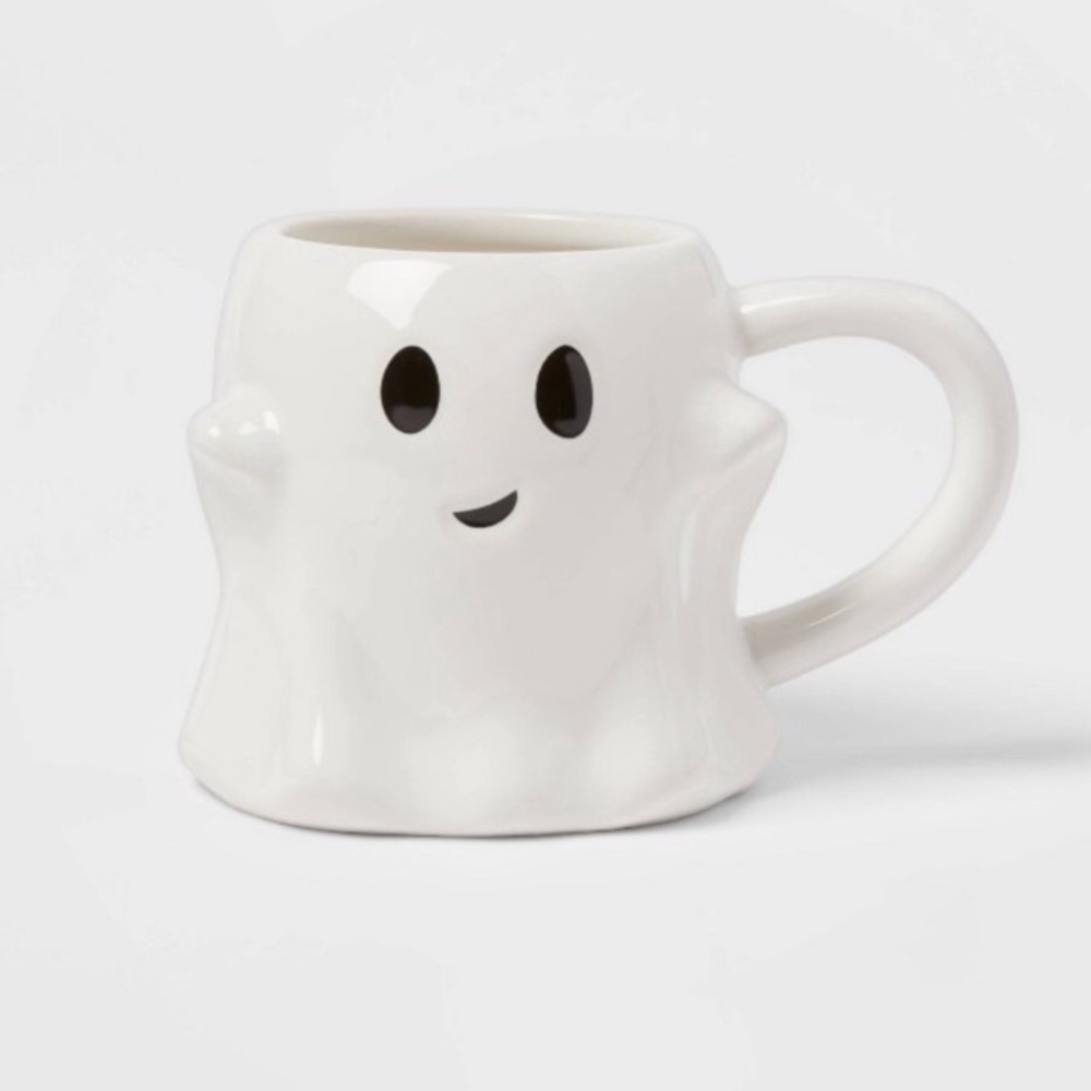 THRESHOLD Stoneware Ghost Halloween Mug